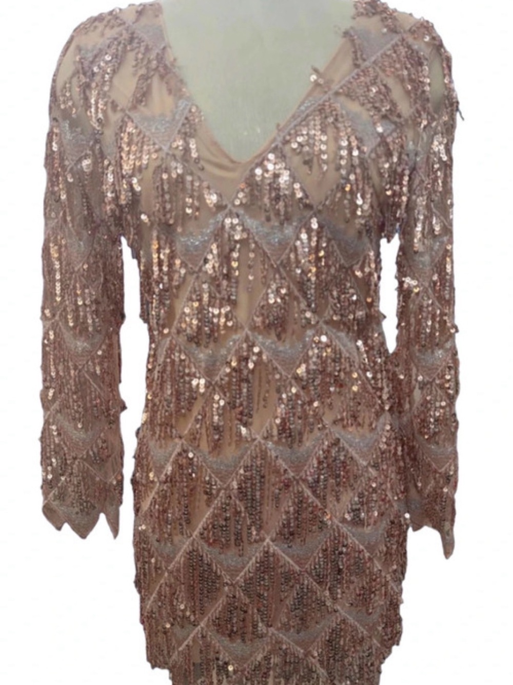 Club L London Pink Sequin-Trim Jacket